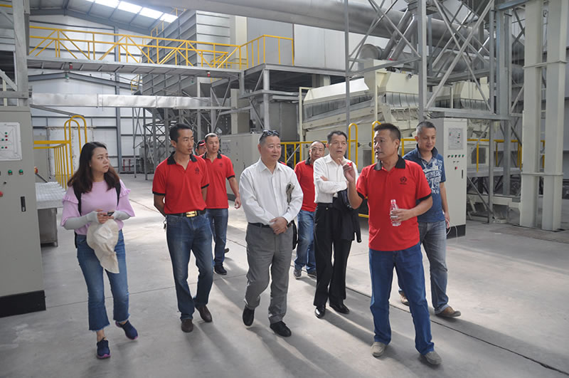 2017年8月27-30日上海客商来公司加工厂考察